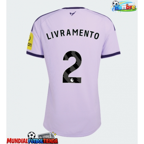 Camiseta Newcastle United Tino Livramento #2 Tercera Equipación Replica 2026-27 mangas cortas